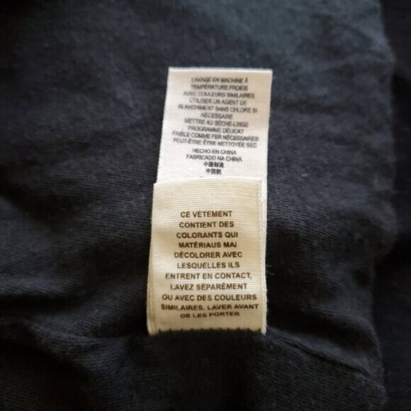 Free People Black Comb Waterfall Draped Moto Jacket Size 2 - Picture 11 of 13